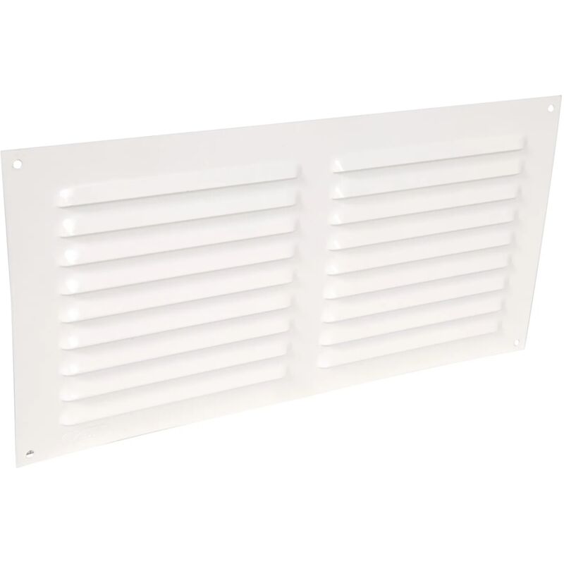 Nicoll - Alluminio laccato bianco con zanzariera: orizzontale rettangolare 15x30