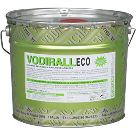 ALLUMINIO RESINOSO VODIRALL ECO LT. 10  IMPERMEABILIZZANTI
