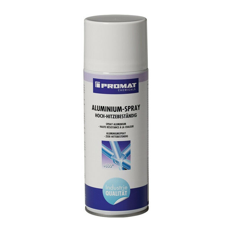 Image of Alluminio spray a +500°C argento chiaro, bomboletta spray da 400 ml lucida PROMAT CHEMICALS (Per 12)