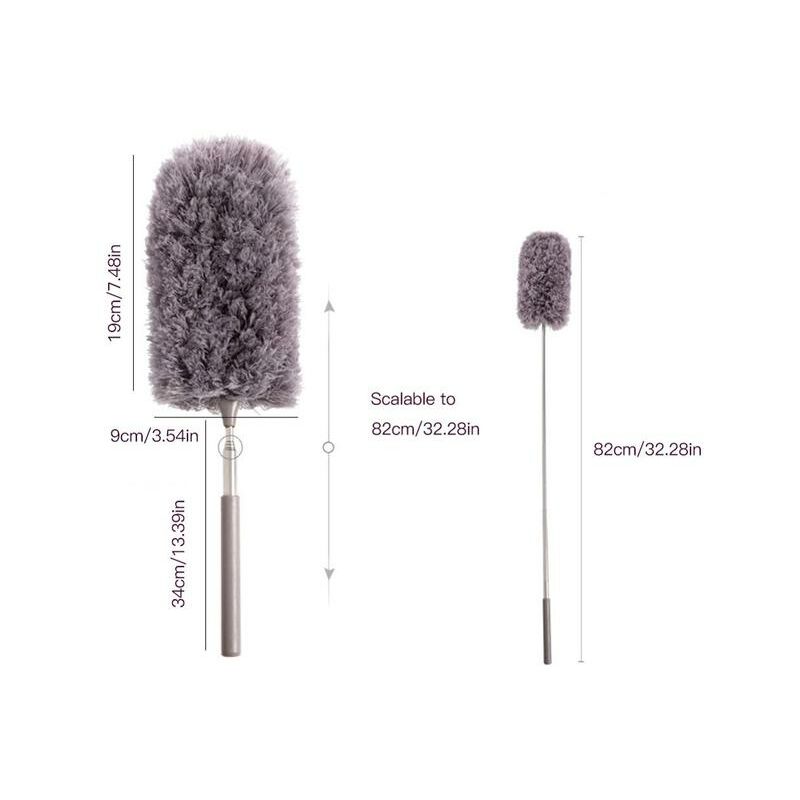 Allungabile Feather Duster con Palo Telescopico in...