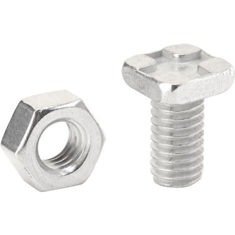 ALM Manufacturing GH004 Square Glaze Bolts & Nuts Pack of 20 ALMGH004
