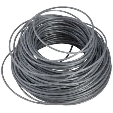 Heavy-Duty Petrol Trimmer Line 3mm x 15m by ALM Manufacturing (Model SL018) – Tangle-Free, Easy Dispense, Red Color