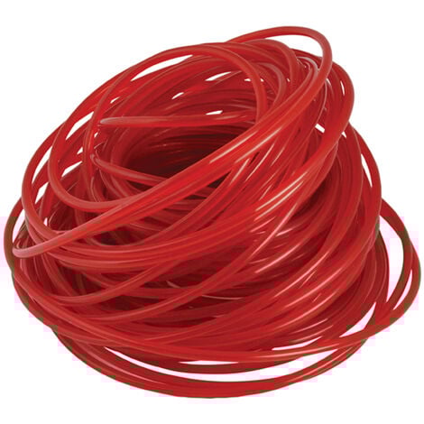 Heavy-Duty Petrol Trimmer Line 3mm x 15m by ALM Manufacturing (Model SL018) – Tangle-Free, Easy Dispense, Red Color