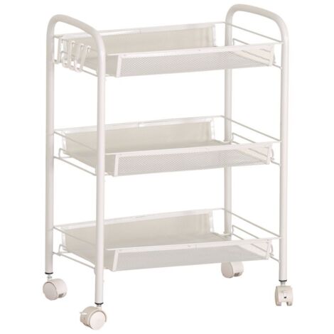Almacenaje - Carrito Verdulero 3 Estantes Kitchen - Blanco