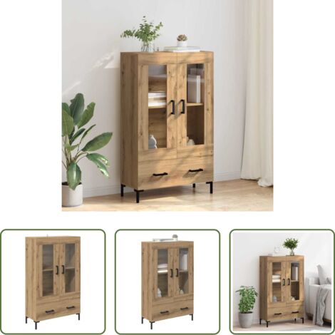 Almacenamiento -  Alacena Roble artesanal 69,5 x 31 x 115 cm Madera contrachapada