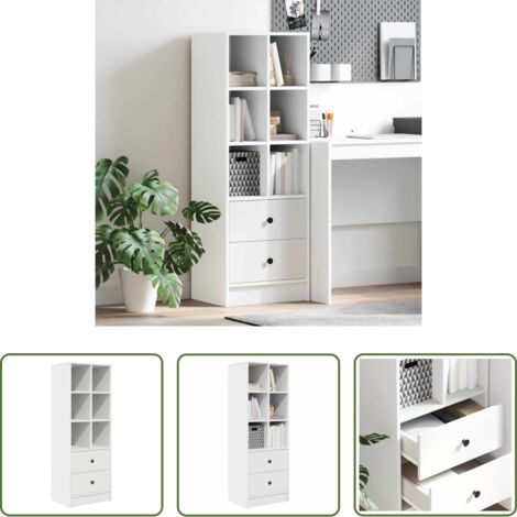 Almacenamiento -  Aparador alto con cajón 45,5 x 34 x 127 cm