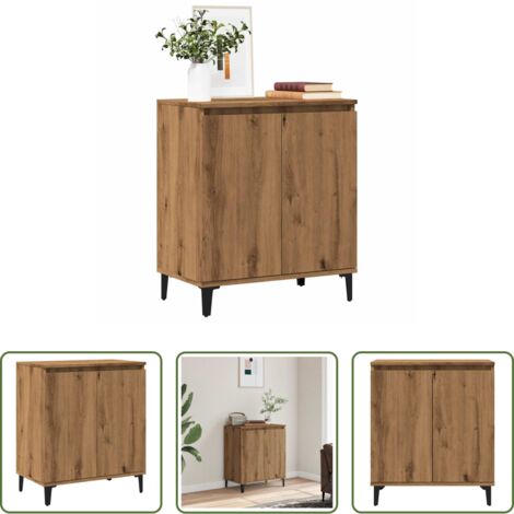 Almacenamiento -  Aparador madera contrachapada roble artisian 60x35x70 cm