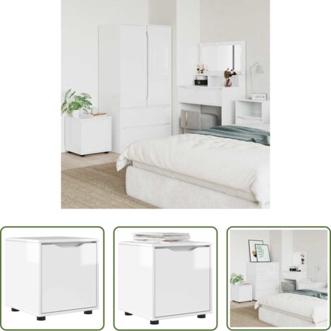 Almacenamiento de baño -  Gabinete de Baño brillante 40,5 x 40 x 44 cm