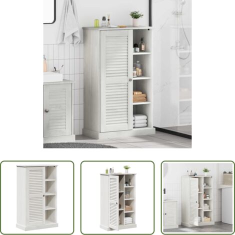 Almacenamiento de baño -  Mueble de Cuarto de Baño VIGO y Antiguo 68 x 34 x 110 cm