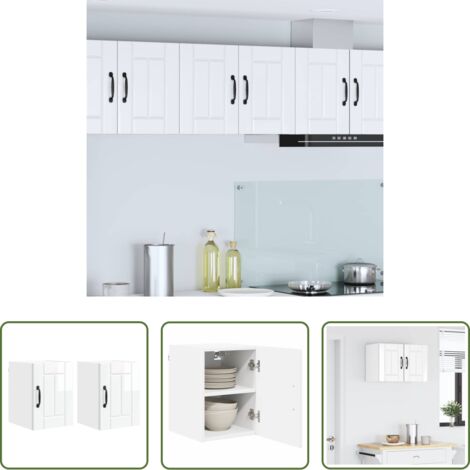 Almacenamiento de cocina -  Mueble de Cocina 2 pcs brillante 30 x 31 x 40 cm