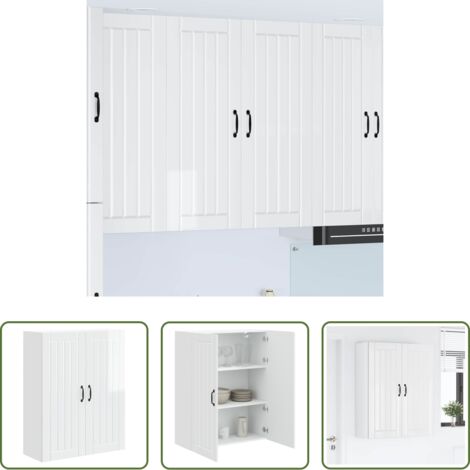Almacenamiento de cocina -  Mueble de Cocina brillante 80 x 31 x 100 cm