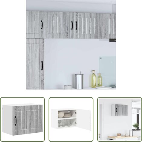 Almacenamiento de cocina -  Mueble de Cocina Gris Sonoma 50 x 31 x 40 cm