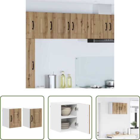 Almacenamiento de cocina -  Mueble de Cocina Kalmar 2 pcs Roble artesanal 30 x 31 x 40 cm