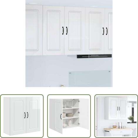 Almacenamiento de cocina -  Mueble de Cocina Kalmar brillante 80 x 31 x 80 cm