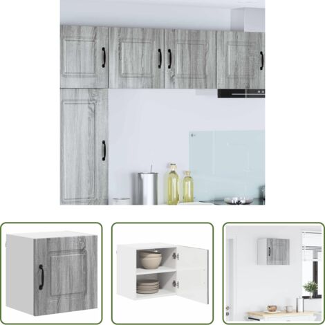 Almacenamiento de cocina -  Mueble de Cocina Kalmar Gris Sonoma 40 x 31 x 40 cm
