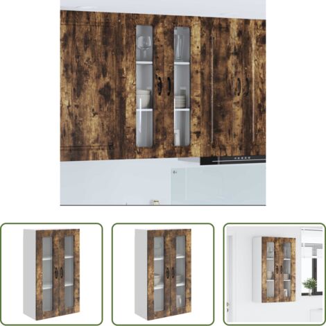 Almacenamiento de cocina -  Mueble de Cocina Kalmar Roble ahumado 60 x 31 x 100 cm