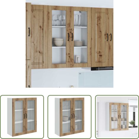 Almacenamiento de cocina -  Mueble de Cocina Kalmar Roble artesanal 80 x 31 x 100 cm