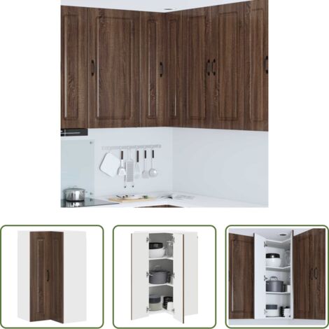 Almacenamiento de cocina -  Mueble de Cocina Kalmar Roble Marrón 57 x 57 x 100 cm