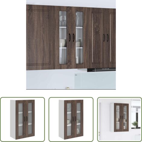 Almacenamiento de cocina -  Mueble de Cocina Kalmar Roble Marrón 60 x 31 x 100 cm