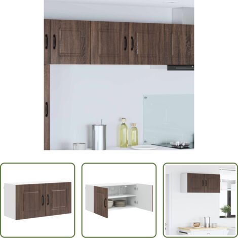 Almacenamiento de cocina -  Mueble de Cocina Kalmar Roble Marrón 80 x 31 x 40 cm