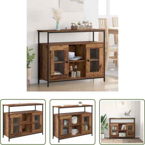 Almacenamiento de cocina -  Vitrina Madera Vieja 100 x 35 x 80 cm Madera contrachapada