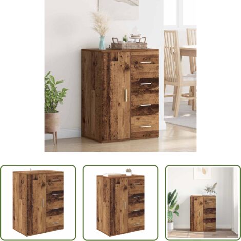 Almacenamiento en cocina -  Vitrina Madera Vieja 59 x 39 x 80 cm Madera contrachapada