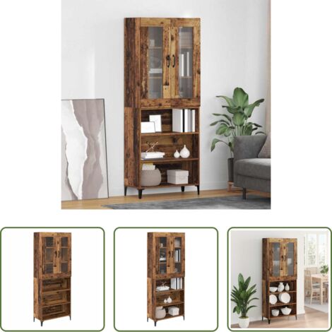 Almacenamiento en pared -  Alacena Madera Vieja 69,5 x 34 x 180 cm Madera contrachapada