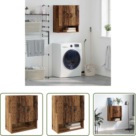 Almacenamiento en pared -  Mueble de pared Madera antigua 60 x 31 x 70 cm