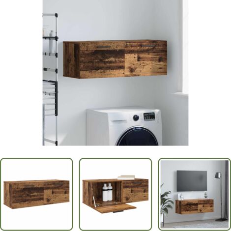 Almacenamiento en pared -  Mueble de pared Madera vieja 100 x 36.5 x 35 cm