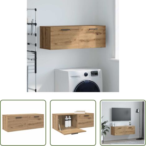 Almacenamiento en pared -  Mueble de pared Roble artisan 100 x 36.5 x 35 cm