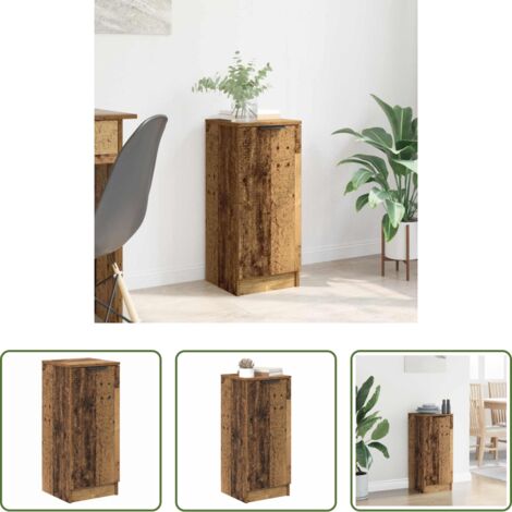 Almacenamiento en sala -  Aparador Madera vieja 30 x 30 x 70 cm Madera de ingeniería
