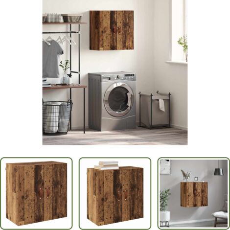 Almacenamiento -  Mueble de pared Madera vieja 60 x 31 x 60 cm