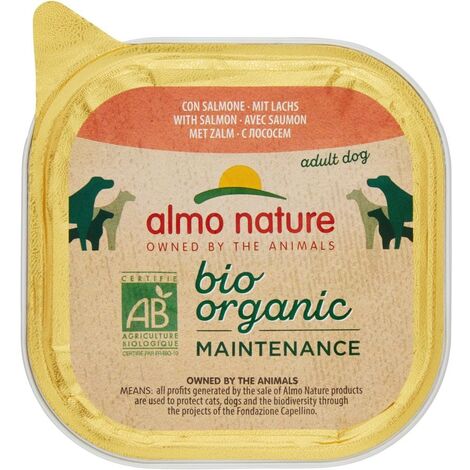 Almo Nature Cane Bio Patè Salmone 300gr