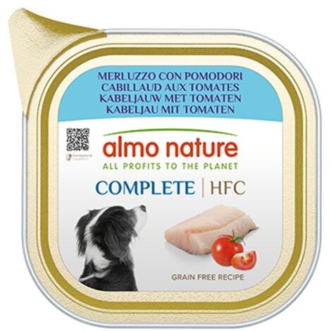 Almo Nature Cane HFC Complete Vaschetta 150gr Merluzzo con Pomodori