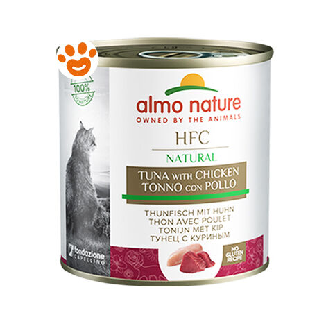 Almo Nature Cat HFC Nature Tonno e Pollo  - Lattina Da 280 Gr