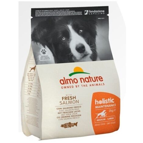 ALMO NATURE CROCCHETTE CANE ADULTO HOLISTIC DOG MEDIUM ADULT 12KG SALMONE