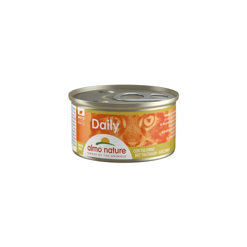 Almo Nature Daily Mousse per Gatto da 85g Tacchino