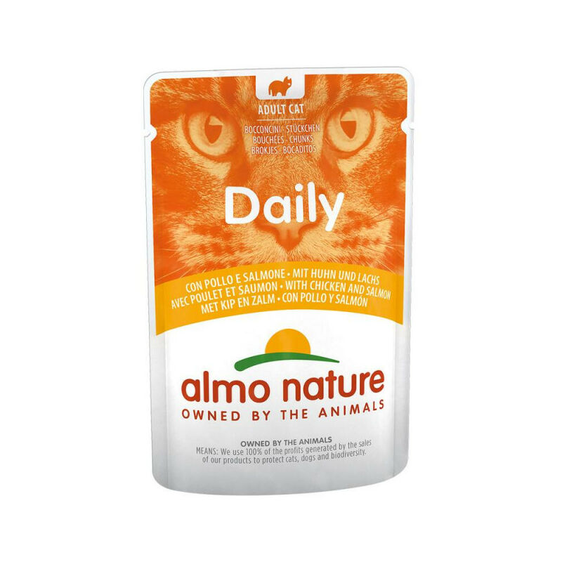 

DAILY POLLO Y SALMON 70G - Almo Nature