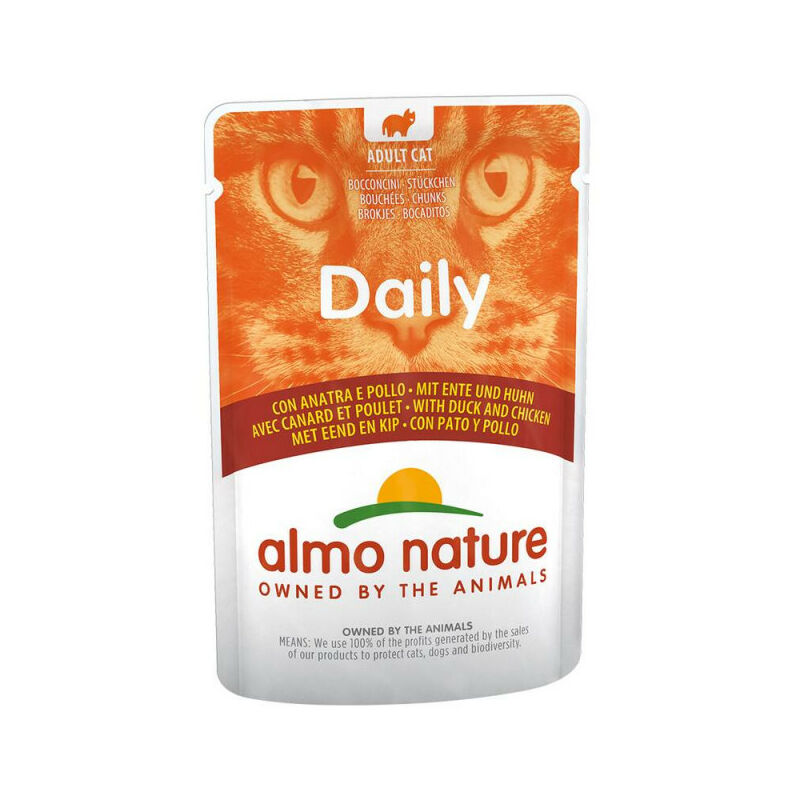 

DAILY POLLO Y PATO 70G - Almo Nature
