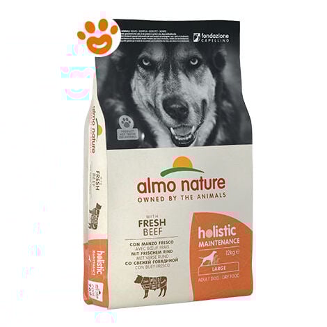 Almo Nature Dog Holistic Adult Large Manzo  - Almo Nature Dog Holistic Adult Large Manzo - Sacco Da 12 Kg