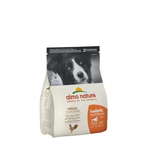 Almo Nature Dog Holistic Adult Medium Pollo  - Almo Nature Dog Holistic Adult Medium Pollo - Sacco Da 12 Kg