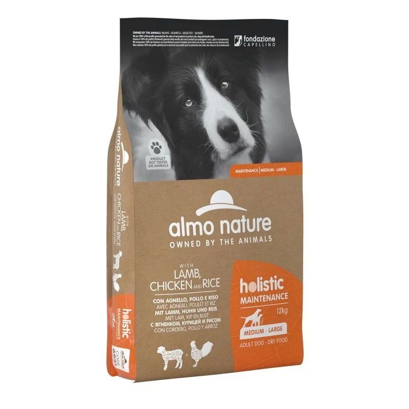 Cane Holistic Maintenance 12 kg Pollo e Riso - Almo Nature