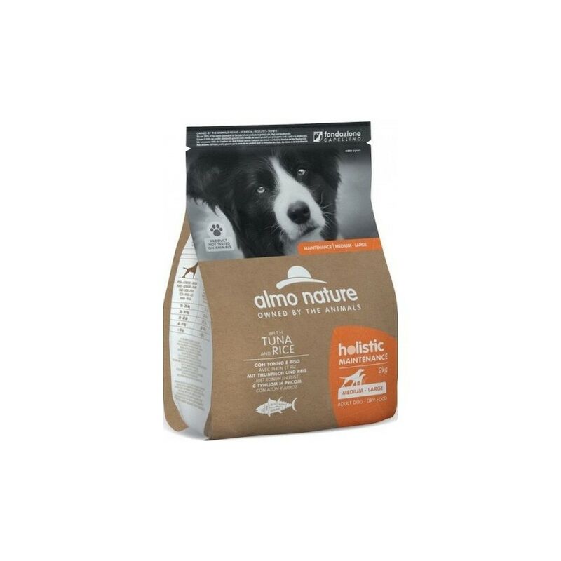 Almo Nature Cane Holistic M-L Tonno & Riso Disponibile nei formati 2 - 12 Kg - size 12 Kg