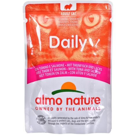 ALMO - TÄGLICHE MAHLZEIT 70 G, TON UND LACHS, 5274 ALMO NATUR