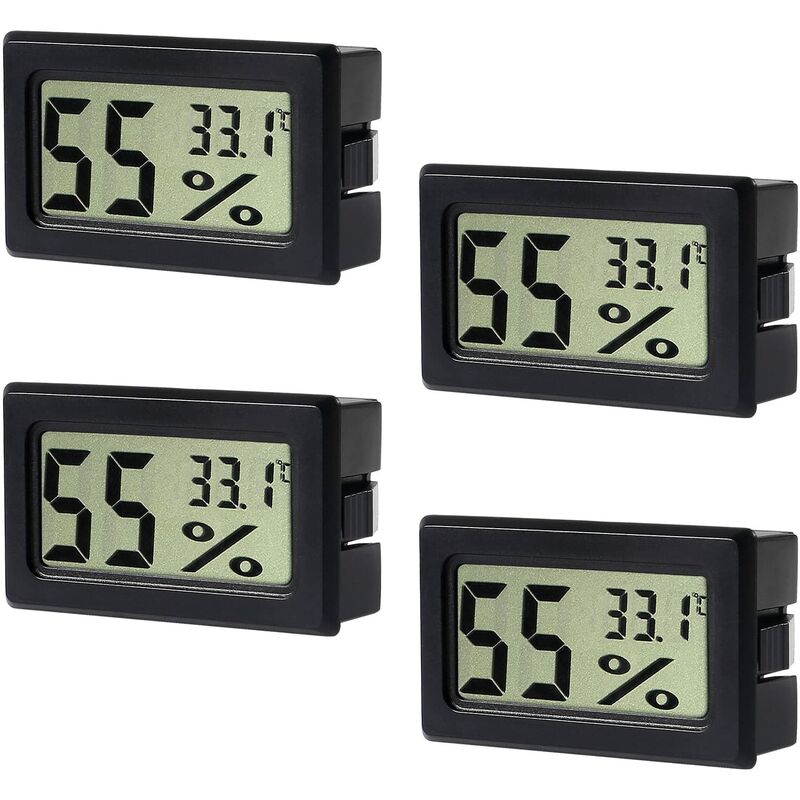 Image of Mini igrometro digitale elettronico per temperatura, misuratore di umidità per interni, display lcd Celsius (℃), per