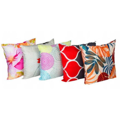 Almohada 40x40 Anilana MICROFIBRA Patrones coloridos