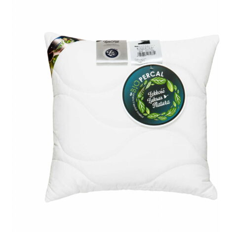 Almohada Acolchada 40x40 Percal 100% 250g Cálida Exclusiva Premium