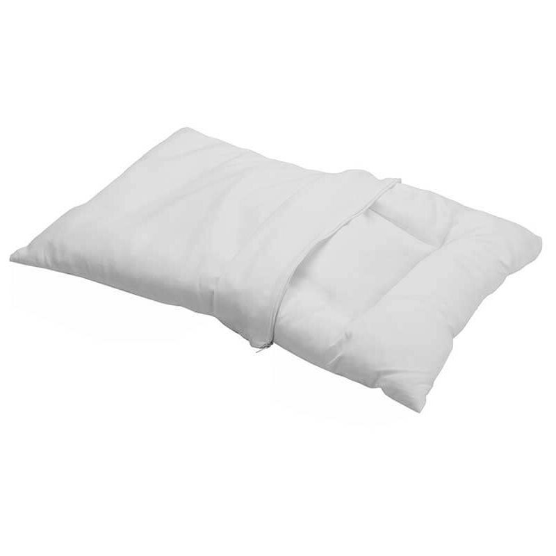 

Aznar - Almohada de cuna fibra Bebé antiácaros firmeza óptima | 50cm