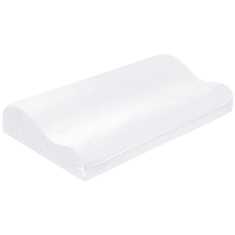 Almohada Cervical Form Visco Con Funda Dos Alturas Ergonómica Biposicional Termosensible Transpirable 60x40 Cm