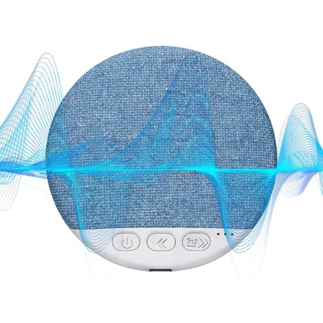 Almohada con altavoz incorporado para un sueño reparador  Altavoz inalámbrico de conducción ósea con sonido de alta fidelidad de 5,4 GHz  Máquina portátil de ruido blanco con apagado automático para q